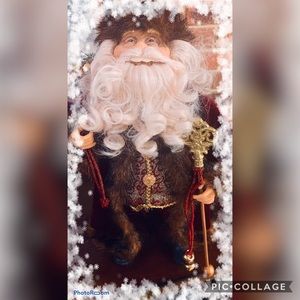 NWT Santa Figurine Statue Christmas Gift Holiday